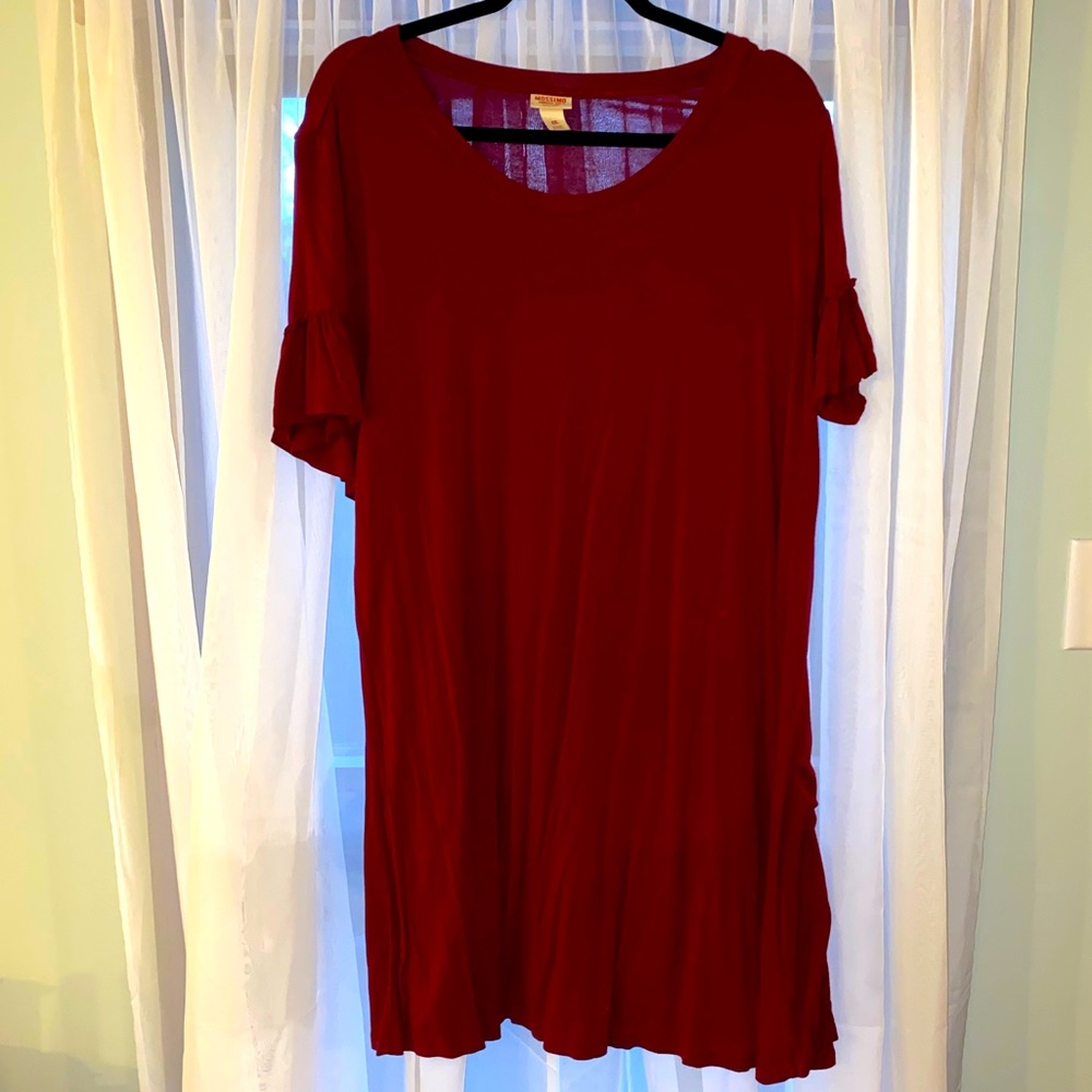 Mossimo ruffle sleeve casual dress